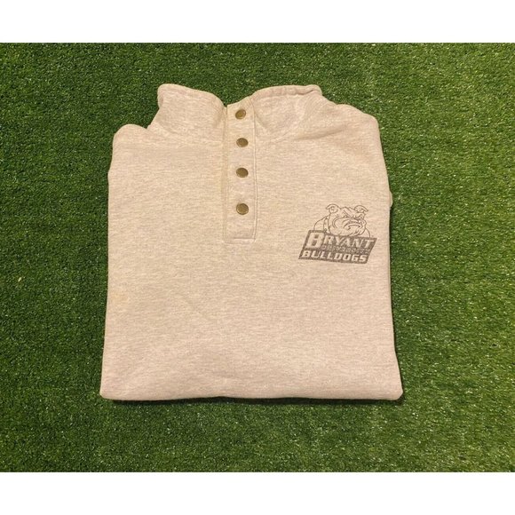 Bryant Bulldogs League Collegiate Wear 1636 Fleece Quarter Snap Up Pullover XL